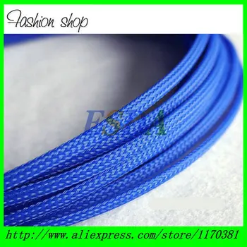 Free shipping 50M/Lot Flexible 3mm Blue Tight Braided Round PET Expandable Sleeving
Free shipping 50M/Lot Flexible 3mm Blue Tight Braided Round PET Expandable Sleeving