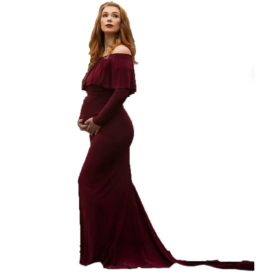 Maternity Elegant Dress Photography Props Ruffles Tailed Long Dresses for Pregnant Women Clothes Pregnancy Photo Props Shoot New
Maternity Elegant Dress Photography Props Ruffles Tailed Long Dresses for Pregnant Women Clothes Pregnancy Photo Props Shoot New