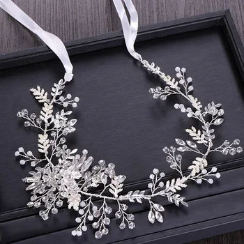 Luxury Handmade Ribbon Crystal Pearl Rhinestone Bridal Headbands Flower Bridal Tiara Floral Hairbands Wedding Hair Accessories
Luxury Handmade Ribbon Crystal Pearl Rhinestone Bridal Headbands Flower Bridal Tiara Floral Hairbands Wedding Hair Accessories