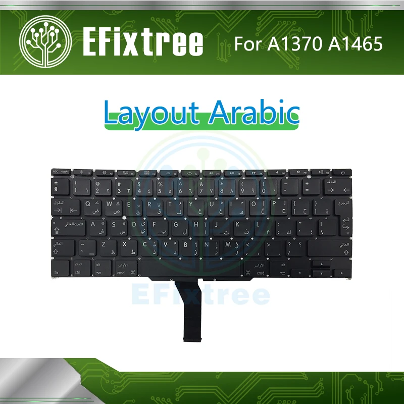 New A1465 Keyboard Layout For Mabook Air 11'' A1370 Arabic Replacement 2011 2012 2013 2014 2015 Year 2558 EMC 2658
New A1465 Keyboard Layout For Mabook Air 11'' A1370 Arabic Replacement 2011 2012 2013 2014 2015 Year 2558 EMC 2658