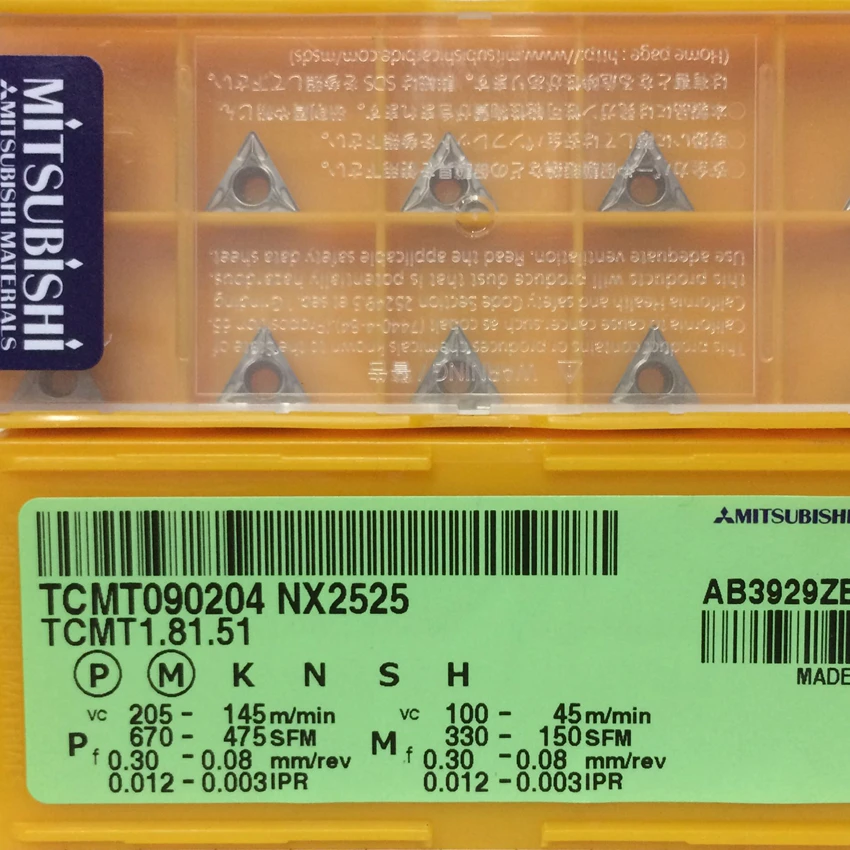 TCMT090204 NX2525 TCMT090204 VP15TF TCMT090204 UE6020 Оригинальные японские карбидные вставки
TCMT090204 NX2525 TCMT090204 VP15TF TCMT090204 UE6020 Оригинальные японские карбидные вставки