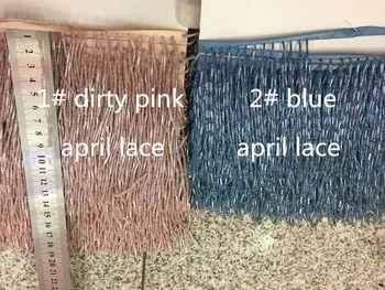 DX001# 10yards /bag 9-10cm width dirty pink/blue beads ribbon fringe tassel for garment/decorative/wedding dress decoration
DX001# 10yards /bag 9-10cm width dirty pink/blue beads ribbon fringe tassel for garment/decorative/wedding dress decoration