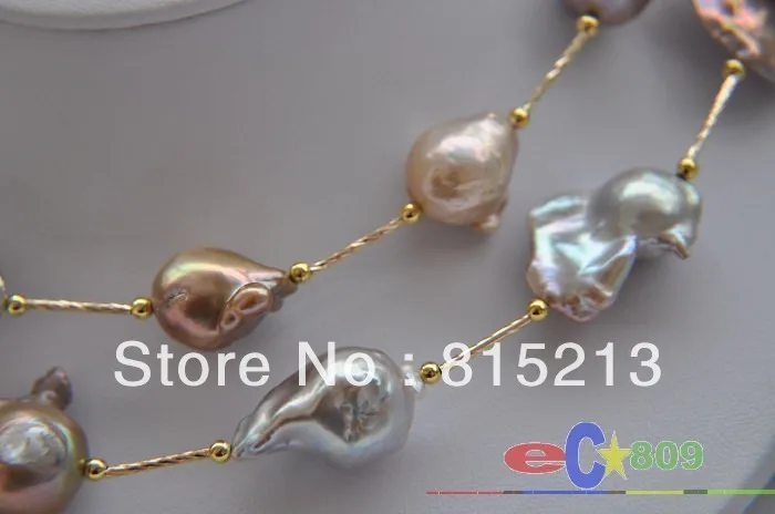 FREE SHIPPING>>> HOT225 32" 26mm PINK LAVENDER BAROQUE KESHI REBORN PEARL NECKLACE
FREE SHIPPING>>> HOT225 32" 26mm PINK LAVENDER BAROQUE KESHI REBORN PEARL NECKLACE