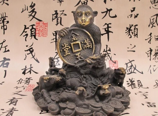 wholesale factory China FengShui Bronze Twelve Zodiac Tiger Dragon OX Lucky Wealth Monkey Statue
wholesale factory China FengShui Bronze Twelve Zodiac Tiger Dragon OX Lucky Wealth Monkey Statue