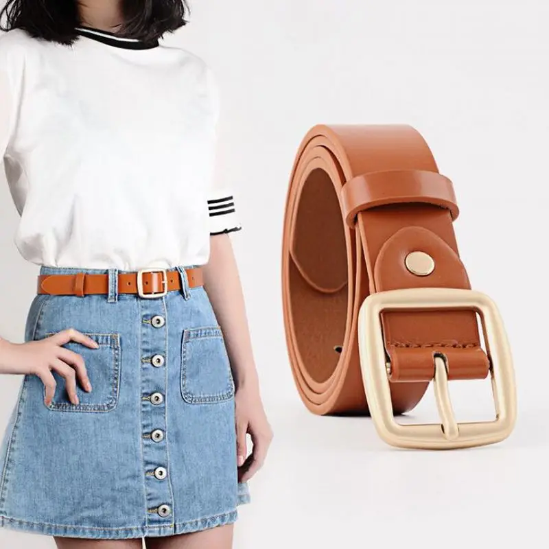 Faux Leather Square Buckle Belts Women Casual Solid Wild Adjustable Belts Decoration Ladies Fashion Accessories For Jeans Dress
Faux Leather Square Buckle Belts Women Casual Solid Wild Adjustable Belts Decoration Ladies Fashion Accessories For Jeans Dress