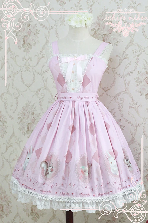 Strawberry Witch Custom Tailored Sweet Short Sleeve Lolita Dress The Forest Song Series Printed Lolita JSK Dress
Strawberry Witch Custom Tailored Sweet Short Sleeve Lolita Dress The Forest Song Series Printed Lolita JSK Dress