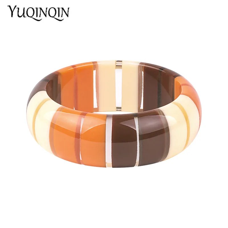 Vintage Acrylic Cuff Fashion Bracelets Bangles for Women Colorful Stripe Resin Wide Bracelet Simple Charm Wedding New Jewelry
Vintage Acrylic Cuff Fashion Bracelets Bangles for Women Colorful Stripe Resin Wide Bracelet Simple Charm Wedding New Jewelry