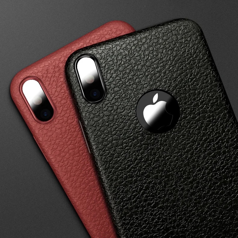 New Ultra Thin Phone Cases For iPhone 6S 6 7 8 Plus XS Max Cover Leather Skin Soft TPU Silicone Case For iPhone XR X Shell
New Ultra Thin Phone Cases For iPhone 6S 6 7 8 Plus XS Max Cover Leather Skin Soft TPU Silicone Case For iPhone XR X Shell