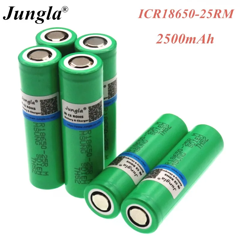 New 100% Original 18650 battery 2500 mAh 3.6V for samsung INR18650-25RM 20A discharge electronic cigarette use
New 100% Original 18650 battery 2500 mAh 3.6V for samsung INR18650-25RM 20A discharge electronic cigarette use