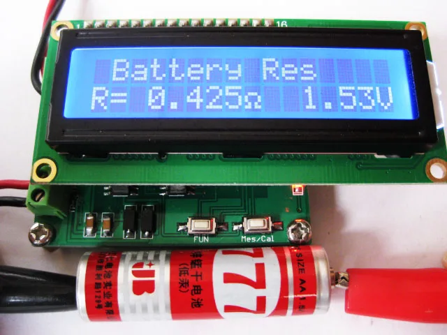 Advance Battery Internal Resistance Tester with Electrolytic Capacitor ESR Value Measuring Meter Battery Resistance Tester
Advance Battery Internal Resistance Tester with Electrolytic Capacitor ESR Value Measuring Meter Battery Resistance Tester