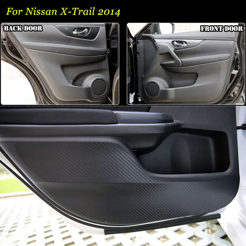 4pcs New Interior Carbon Fiber Doors Side Edge Anti-kick Protection Pad Sticker For Nissan X-Trail 2014
4pcs New Interior Carbon Fiber Doors Side Edge Anti-kick Protection Pad Sticker For Nissan X-Trail 2014