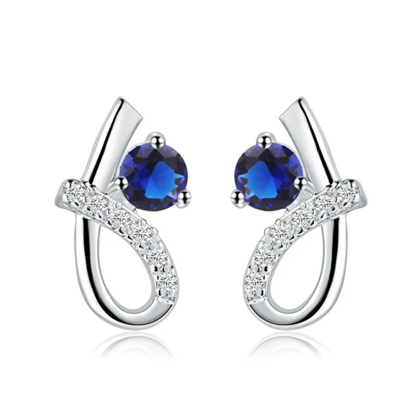 Hot silver color fashion charm women blue zircon crystal earrings for women lady gift wedding party NICE cute gift E536
Hot silver color fashion charm women blue zircon crystal earrings for women lady gift wedding party NICE cute gift E536