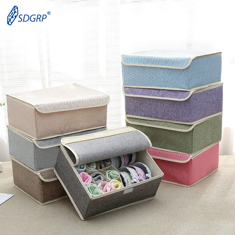 Scarfs Socks Bra Underwear Clothing Box Home Storage Cotton Line Drawer Organizers with Cover Bag Wardrobe Accessories Supplies
Scarfs Socks Bra Underwear Clothing Box Home Storage Cotton Line Drawer Organizers with Cover Bag Wardrobe Accessories Supplies