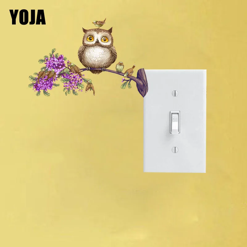 YOJA Flowers Tree Branches Of The Owl Sticker Switch Personalized Living Room Bedroom Wall Colored Decor 10SS0082
YOJA Flowers Tree Branches Of The Owl Sticker Switch Personalized Living Room Bedroom Wall Colored Decor 10SS0082
