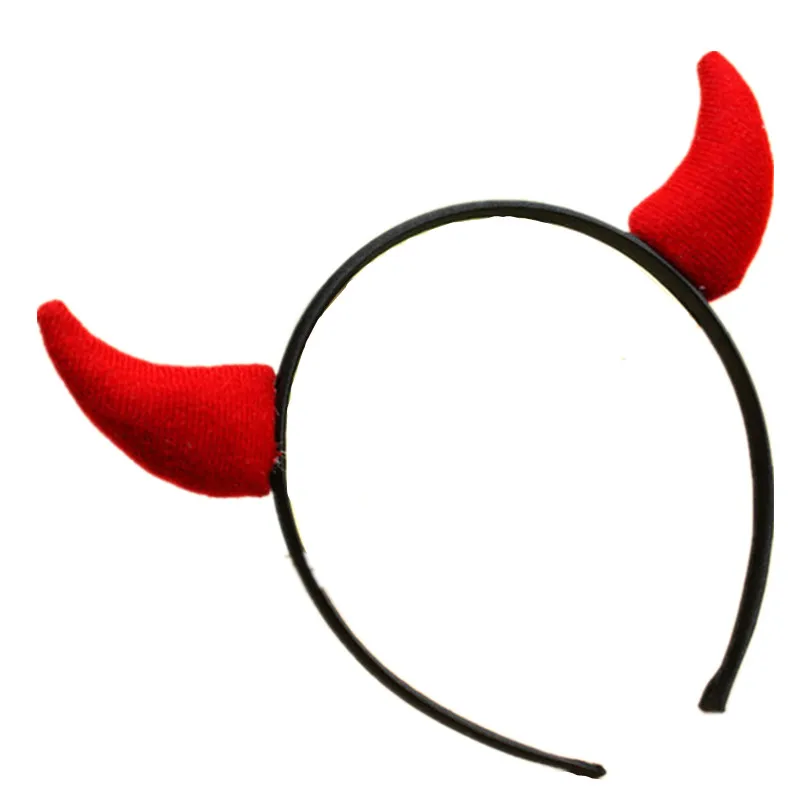 Милый ребенок Обувь для девочек красный рога Hairband Дети Кошка Уха на день рождения