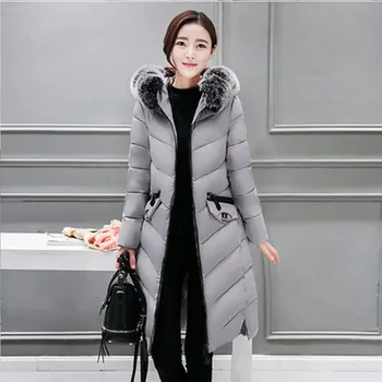 2020 New Fashion Winter jackets and coat Down Jacket Hooded Cotton Fur Collar long coat Women Warm Outwear Plus Size
2020 New Fashion Winter jackets and coat Down Jacket Hooded Cotton Fur Collar long coat Women Warm Outwear Plus Size