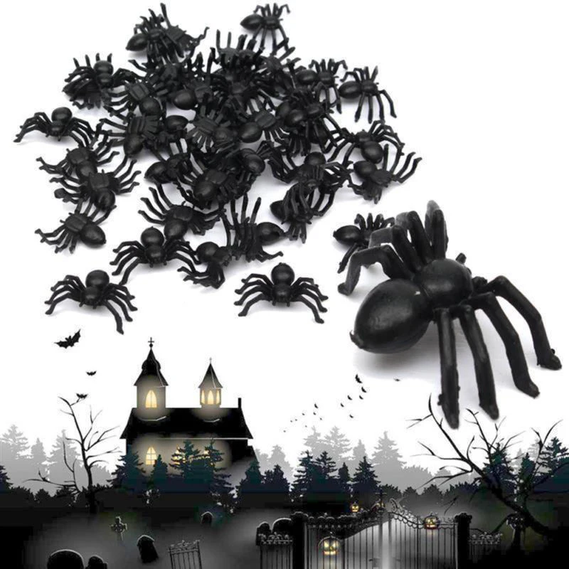 New Plastic Black Small Spider Trick Toy Halloween Party Haunted House Room decoration
New Plastic Black Small Spider Trick Toy Halloween Party Haunted House Room decoration