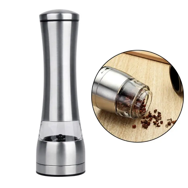 Stainless Steel Manual Salt Pepper Mill Grinder Seasoning Kitchen Tools Grinding For Cooking Restaurants Accessories
Stainless Steel Manual Salt Pepper Mill Grinder Seasoning Kitchen Tools Grinding For Cooking Restaurants Accessories