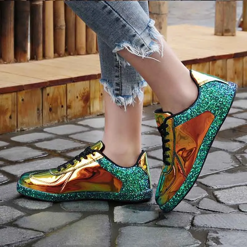 Casual Sneakers Flat Shoes Women Shinny Bling Zzapatillas Mujer Breathbla Fashion Ladies Shoes Mixed Colors
Casual Sneakers Flat Shoes Women Shinny Bling Zzapatillas Mujer Breathbla Fashion Ladies Shoes Mixed Colors