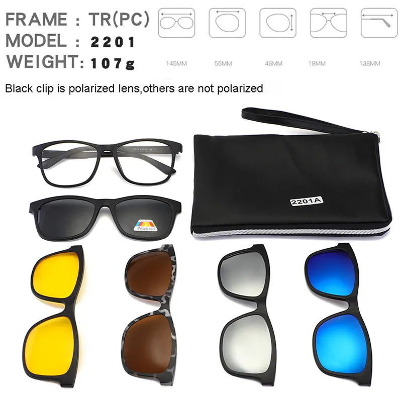 Vintage Clip On Men Sunglasses Polarized Mirror Ladies Sun Glasses Outdoor Driving Fashion 5+1 Pecs Sets Eyewear Oculos Gafas
Vintage Clip On Men Sunglasses Polarized Mirror Ladies Sun Glasses Outdoor Driving Fashion 5+1 Pecs Sets Eyewear Oculos Gafas