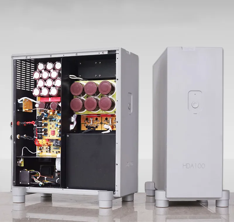 N-008 HDA100 HiFI Mono Power Amplifier Shock Absorber Design of Vertical Version 1000W*2
N-008 HDA100 HiFI Mono Power Amplifier Shock Absorber Design of Vertical Version 1000W*2