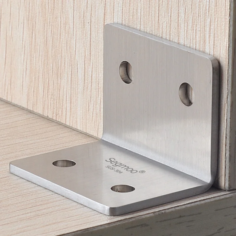 304 Stainless Steel Square Angle Code 90 Degrees Thicker Angle Angle Iron Furniture Connector Tripod Stent Layer Board Bracket
304 Stainless Steel Square Angle Code 90 Degrees Thicker Angle Angle Iron Furniture Connector Tripod Stent Layer Board Bracket