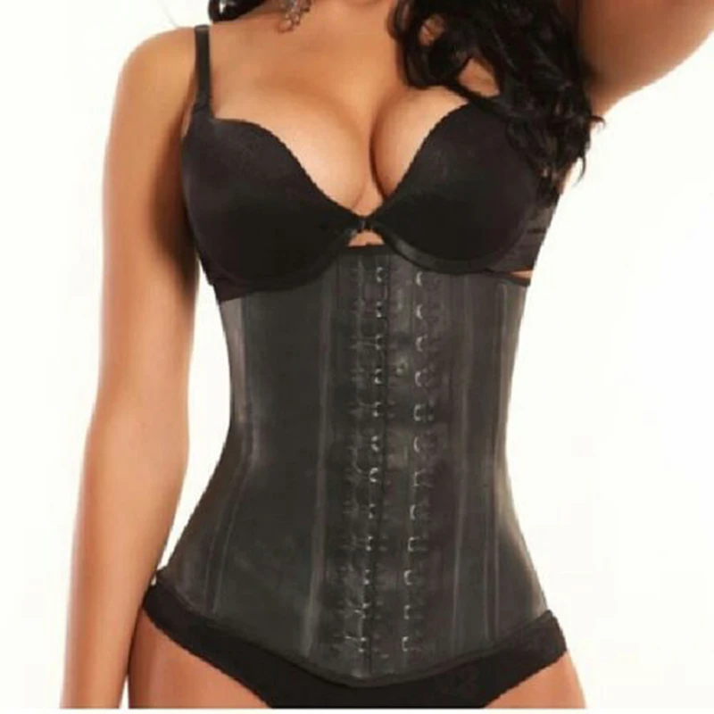 Latex Waist Trainer Slimming Rubber Girdles Exotic Black Waist Cincher 3 Hooks Modeling Strap Women Hot Shapers For Weight Loss
Latex Waist Trainer Slimming Rubber Girdles Exotic Black Waist Cincher 3 Hooks Modeling Strap Women Hot Shapers For Weight Loss