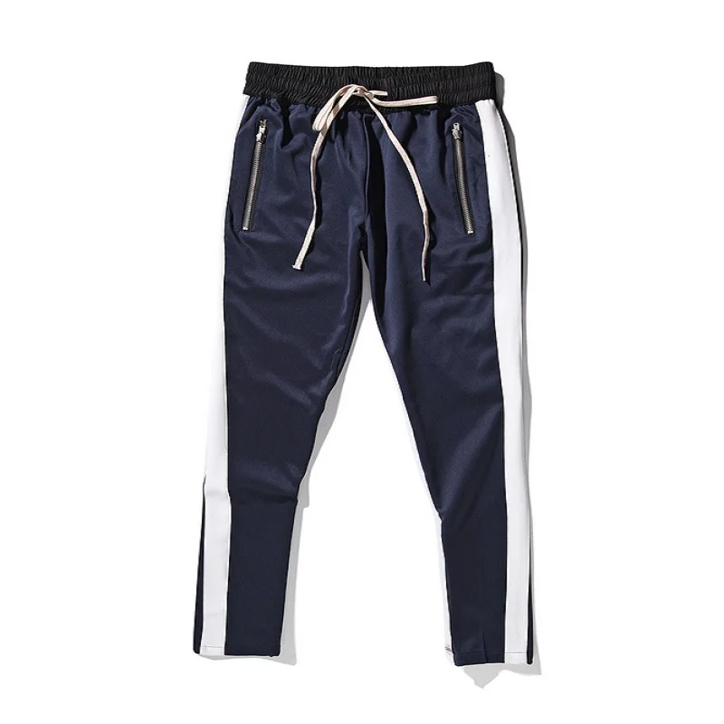 Side Patchwork Side Zipper Streetwear Track Pants Men 2019 Spring Kanye West Pants Men's Skinny Trousers Red Blue
Side Patchwork Side Zipper Streetwear Track Pants Men 2019 Spring Kanye West Pants Men's Skinny Trousers Red Blue