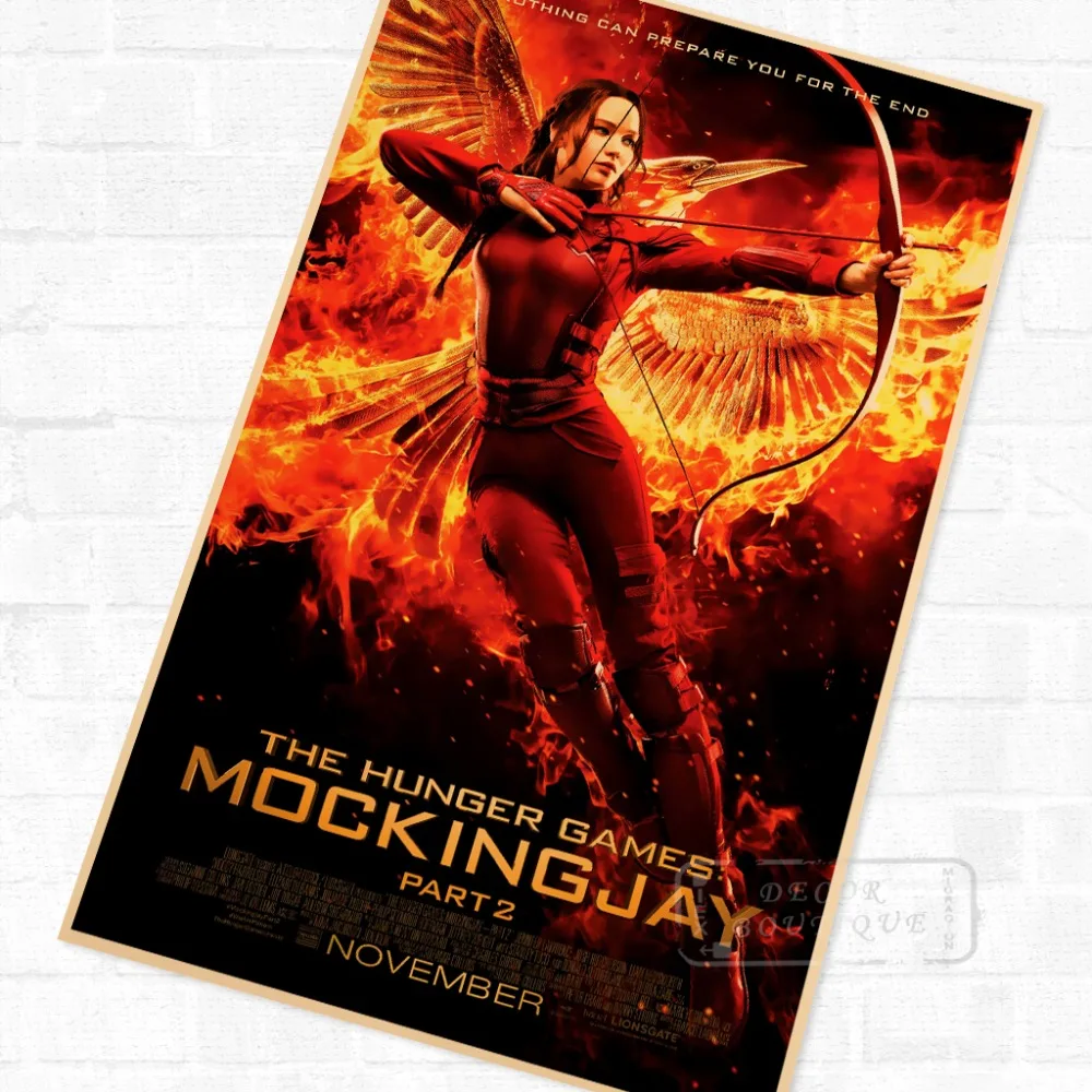 Nothing Can Prepare You Hunger Games Mockingjay Movie Film Vintage Decorative DIY Wall Canvas Stickers Home Posters Art Bar Deco
Nothing Can Prepare You Hunger Games Mockingjay Movie Film Vintage Decorative DIY Wall Canvas Stickers Home Posters Art Bar Deco