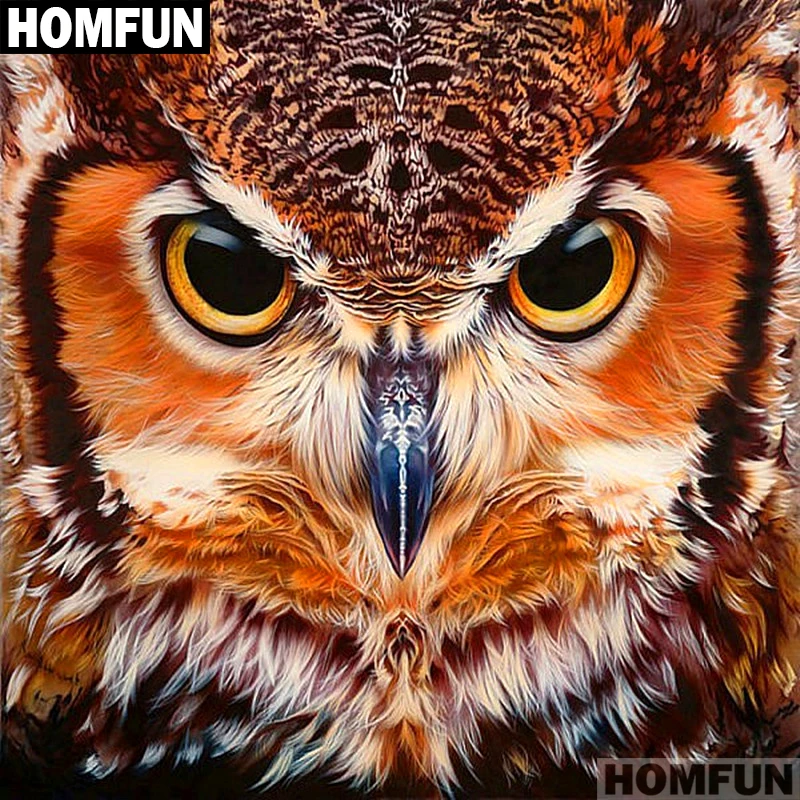 HOMFUN Full Square/Round Drill 5D DIY Diamond Painting "Animal owl" 3D Embroidery Cross Stitch 5D Home Decor Gift A01617
HOMFUN Full Square/Round Drill 5D DIY Diamond Painting "Animal owl" 3D Embroidery Cross Stitch 5D Home Decor Gift A01617
