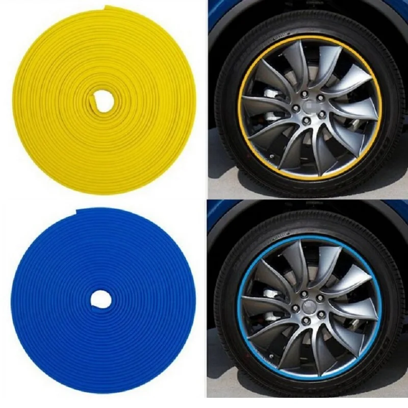 8 M Car Motorcycle Wheel Hub Tire Sticker Car Decorative Strip Wheel/Rim Protection Care Covers Car Accessories Car-Styling
8 M Car Motorcycle Wheel Hub Tire Sticker Car Decorative Strip Wheel/Rim Protection Care Covers Car Accessories Car-Styling
