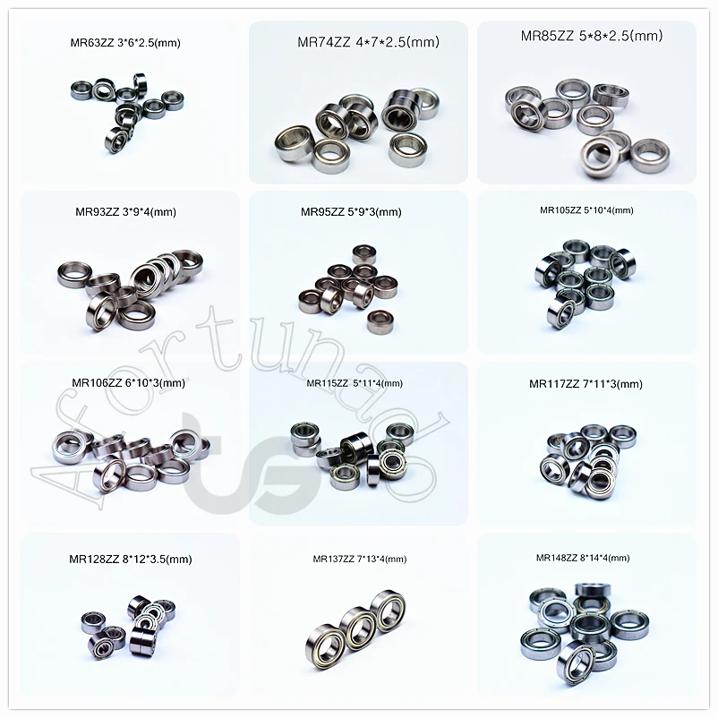 Miniature 10piece Bearings MR72 MR74 MR85 MR95-105-106-115-117-126-128-137-148 free shipping Metal Sealed chrome steel bearing
Miniature 10piece Bearings MR72 MR74 MR85 MR95-105-106-115-117-126-128-137-148 free shipping Metal Sealed chrome steel bearing