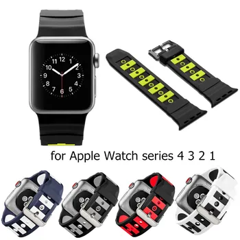 concave-convex Sports Silicone Strap for Apple Watch Series 4 3 2 1 Edition Waterproof Soft Rubber Buckle Band for iWatch
concave-convex Sports Silicone Strap for Apple Watch Series 4 3 2 1 Edition Waterproof Soft Rubber Buckle Band for iWatch