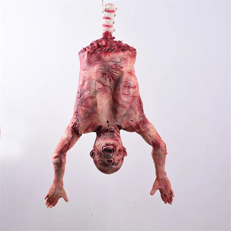Simulation Horror Props Latex Men Corpse Party Decorations Halloween Hanging Ghost Creepy Accessories Scary Bloody Half of Body
Simulation Horror Props Latex Men Corpse Party Decorations Halloween Hanging Ghost Creepy Accessories Scary Bloody Half of Body