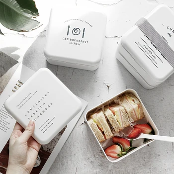 Lunch Box Square 2layer Portable Bento Box Exquisite Pattern Leakproof Food Container for Picnic Student Office Worker
Lunch Box Square 2layer Portable Bento Box Exquisite Pattern Leakproof Food Container for Picnic Student Office Worker