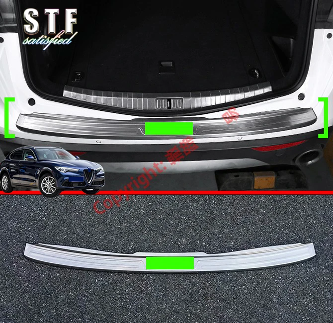 Stainless Steel Rear Bumper Sill Protector For Alfa Romeo Stelvio 2017 2018 2019 Car Accessories Stickers
Stainless Steel Rear Bumper Sill Protector For Alfa Romeo Stelvio 2017 2018 2019 Car Accessories Stickers