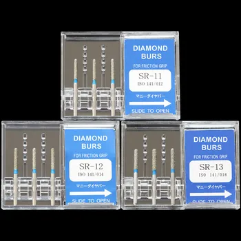 30Pcs(10Boxes) Dental Diamond Burs SR-11 / SR-12 / SR-13 Polisher Drill FG1.6mm High Speed Handpiece Polishing Dentist Burrs
30Pcs(10Boxes) Dental Diamond Burs SR-11 / SR-12 / SR-13 Polisher Drill FG1.6mm High Speed Handpiece Polishing Dentist Burrs