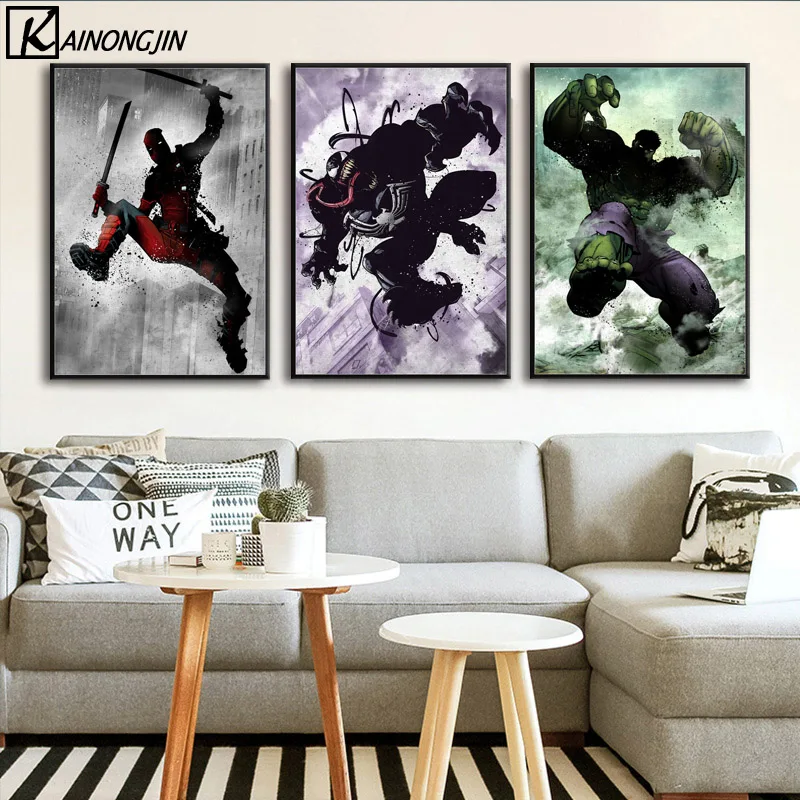 Marvel Avengers Poster Venom Iron Man Captain America Posters and Prints Canvas Painting Wall Art Picture Living Room Home Decor
Marvel Avengers Poster Venom Iron Man Captain America Posters and Prints Canvas Painting Wall Art Picture Living Room Home Decor