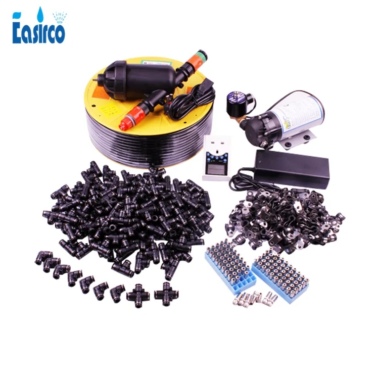 (Water source from water tape) 100pcs mist nozzle Pump misting system with Solenoid valve
(Water source from water tape) 100pcs mist nozzle Pump misting system with Solenoid valve