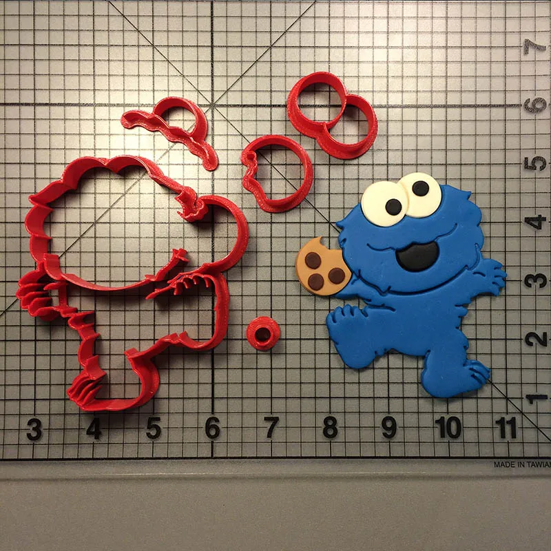 Cookie Monster Baby Cookie Cutter Custom Made 3D Printed Cake Cutter Set Cake Decorating Tools 3d Cupcake Mold Cake Stamp
Cookie Monster Baby Cookie Cutter Custom Made 3D Printed Cake Cutter Set Cake Decorating Tools 3d Cupcake Mold Cake Stamp