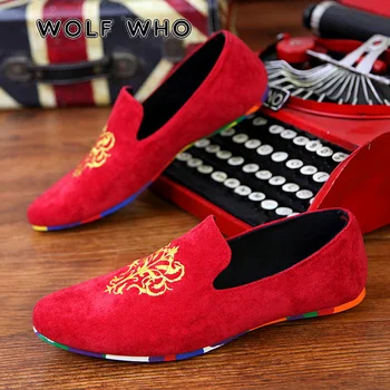 WOLF WHO 2019 Hot Sale Men Flats Suede Loafers Male Chinese style Ultralight Casual Shoes Breathable Sneakers buty meskie X-118
WOLF WHO 2019 Hot Sale Men Flats Suede Loafers Male Chinese style Ultralight Casual Shoes Breathable Sneakers buty meskie X-118