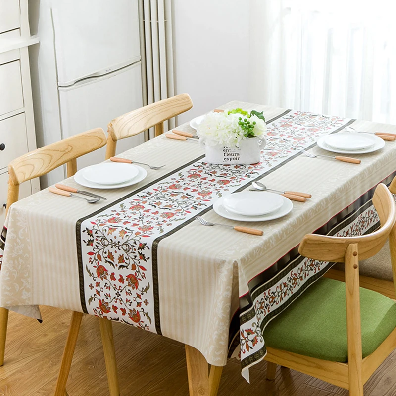 New Arrival Table Cloth Rectangular Printed Waterproof PVC Tablecloth Home Dining Room Table Protector Covering Multi-size
New Arrival Table Cloth Rectangular Printed Waterproof PVC Tablecloth Home Dining Room Table Protector Covering Multi-size