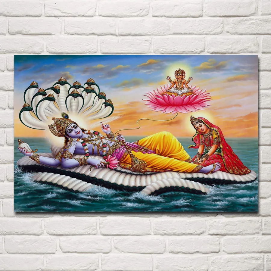 lord vishnu on sea indian hindu god goddess living room home wall art decor wood frame fabric poster EX504
lord vishnu on sea indian hindu god goddess living room home wall art decor wood frame fabric poster EX504