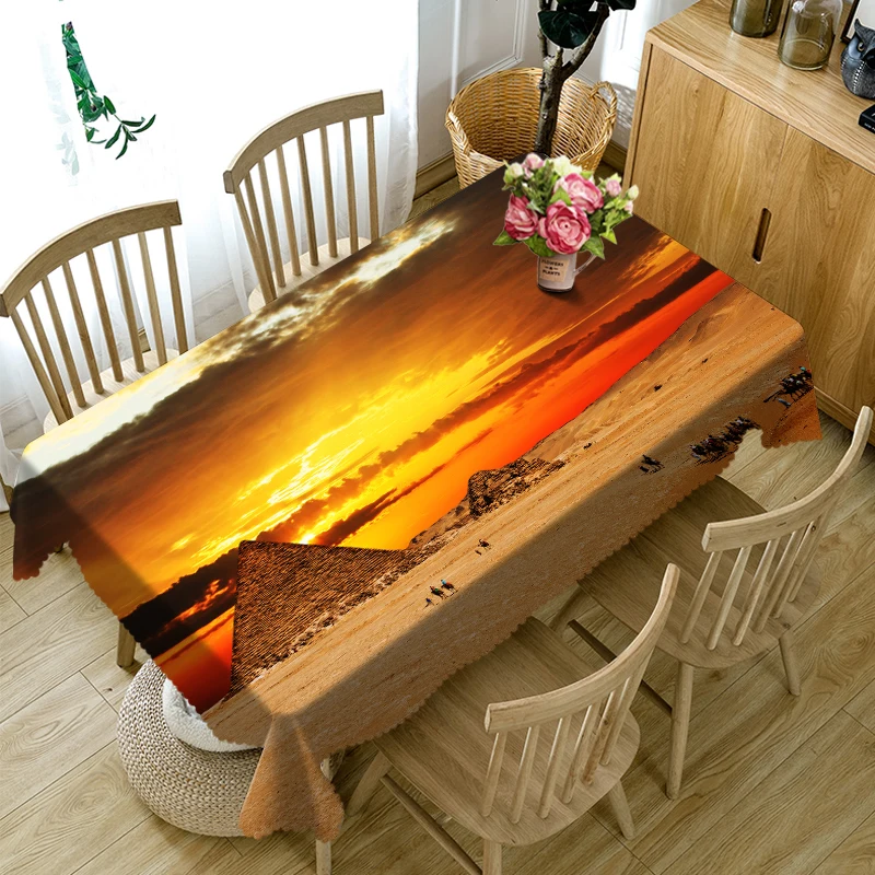 3D Tablecloth Pyramid Landscape Pattern Dustproof Polyester Cotton Tablecloth Wedding Banquet Decoration Table Cloth
3D Tablecloth Pyramid Landscape Pattern Dustproof Polyester Cotton Tablecloth Wedding Banquet Decoration Table Cloth