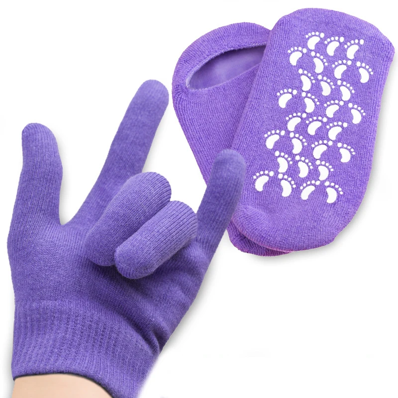 Reusable SPA Gel Socks Gloves Moisturizing Whitening Exfoliating Smooth Hands Feet Care for Adult Hand Mask
Reusable SPA Gel Socks Gloves Moisturizing Whitening Exfoliating Smooth Hands Feet Care for Adult Hand Mask