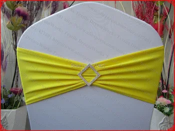 Lemon Yellow Single Layer Spandex/Lycra/Expand Band/Covers With Rhombic Diamond Buckle&Pin For Wedding Party Banquet Decorations
Lemon Yellow Single Layer Spandex/Lycra/Expand Band/Covers With Rhombic Diamond Buckle&Pin For Wedding Party Banquet Decorations