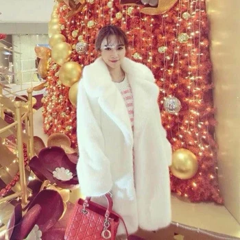 2018 autumn and winter new imitation fur long coat imitation fur coat Turn-down Collar warm fashion casual jacket female
2018 autumn and winter new imitation fur long coat imitation fur coat Turn-down Collar warm fashion casual jacket female