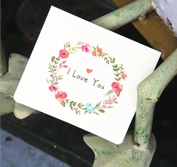 1pcs daily small fresh creative DIY folding card Valentine's Day blessing universal flower greeting card
1pcs daily small fresh creative DIY folding card Valentine's Day blessing universal flower greeting card