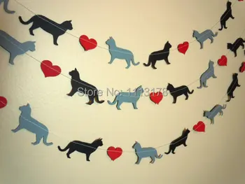 cheap Cat Love Paper Garland - Valentine's Day Decor pet birthday room decorations bannars garlands
cheap Cat Love Paper Garland - Valentine's Day Decor pet birthday room decorations bannars garlands