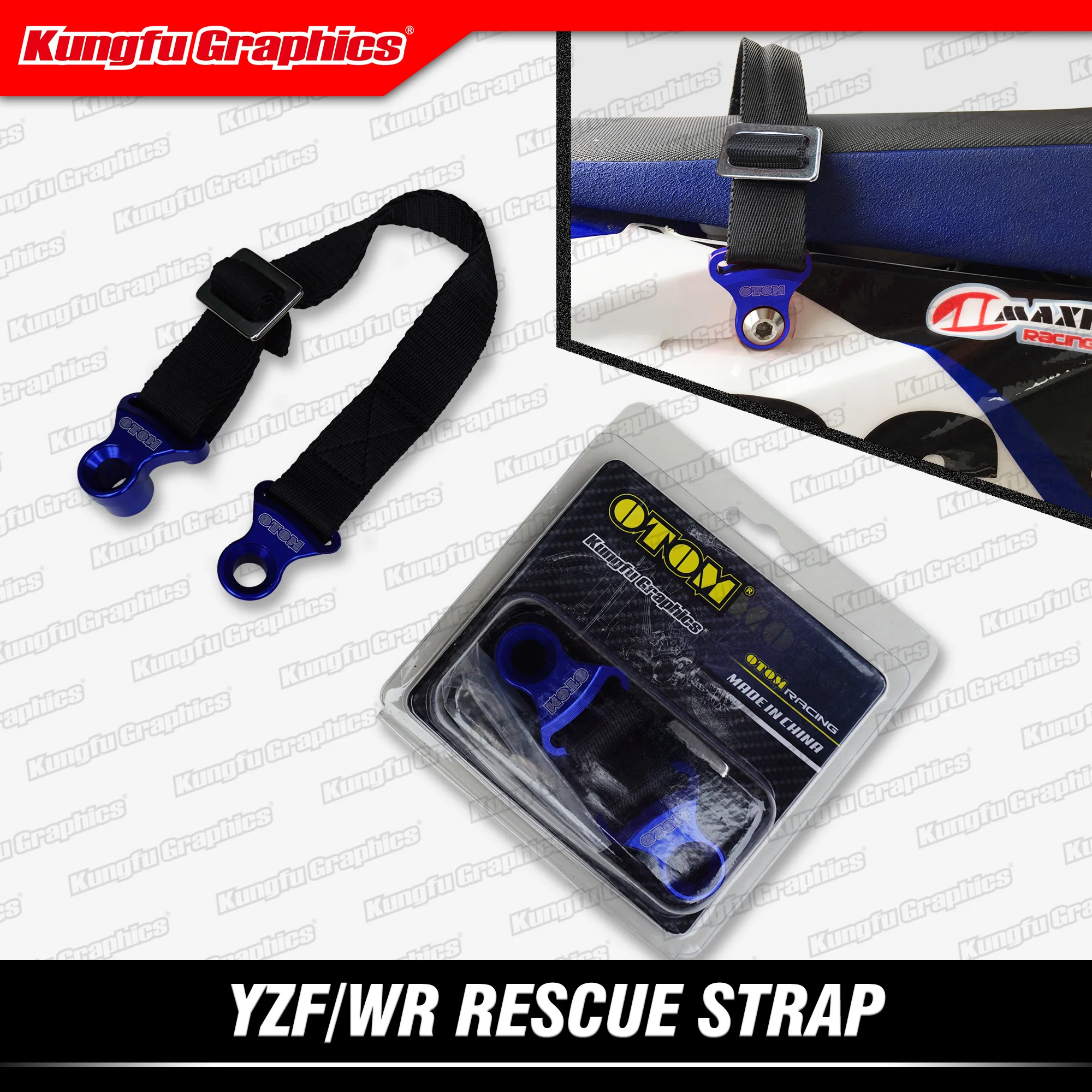 KUNGFU GRAPHICS Tugger Pull Strap Rope Motorcycle Recovery Self-Rescue for Dirt Bike Motocross MX Yamaha YZF WR 250 450 Blue
KUNGFU GRAPHICS Tugger Pull Strap Rope Motorcycle Recovery Self-Rescue for Dirt Bike Motocross MX Yamaha YZF WR 250 450 Blue